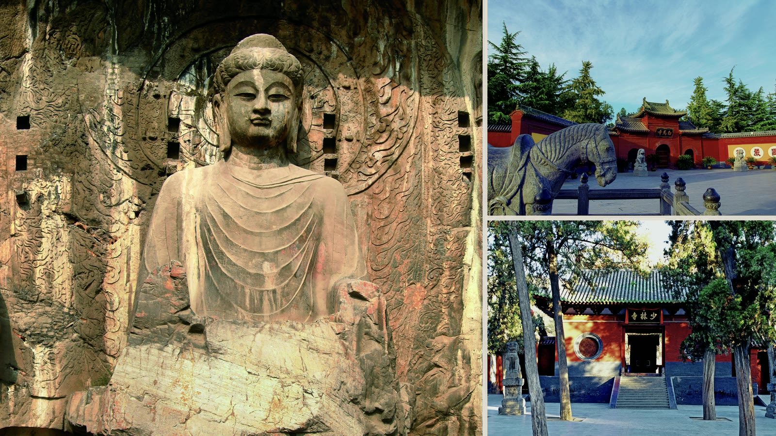 Henan Buddhist art route linking Longmen Grottoes, White Horse Temple, and Shaolin Temple